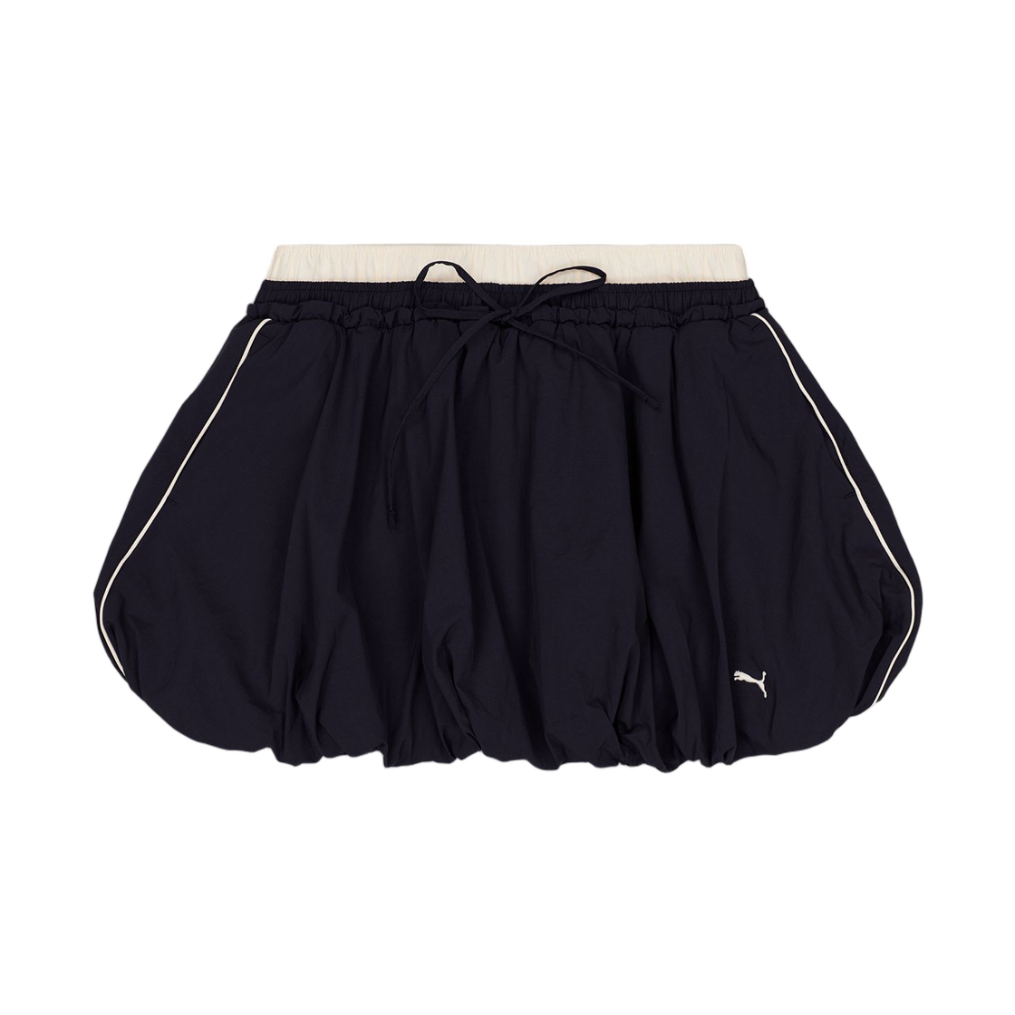 (W) 푸마 x 무신사 T7 벌룬 미니 스커트 네이비((W) Puma x Musinsa T7 Balloon Mini Skirt Navy) - 1
