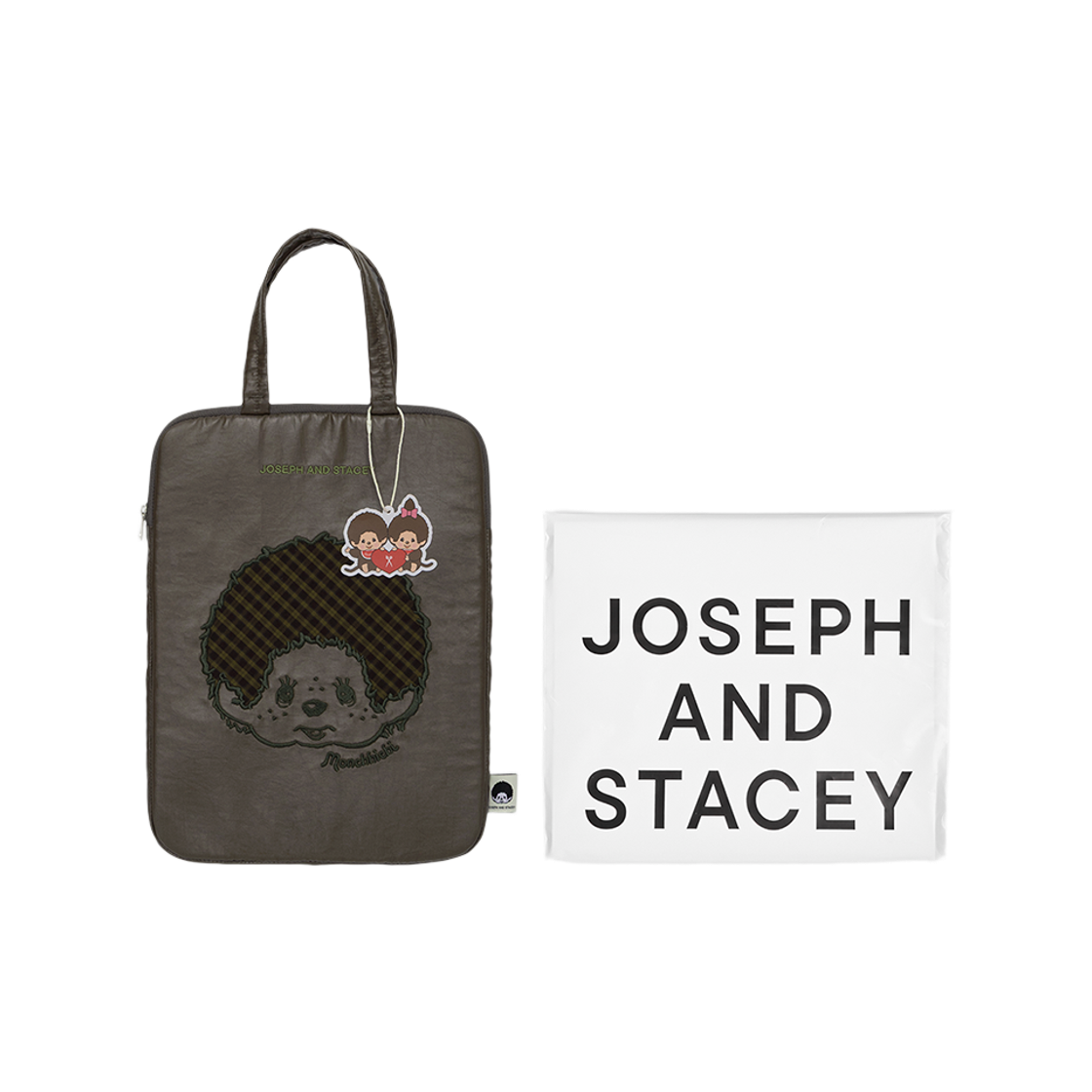 [KREAM 단독][사은품증정] 조셉앤스테이시 슬릭 태블릿 파우치 13인치 몬치치 보이 카키([KREAM 단독][사은품증정] JOSEPH&STACEY Sleek Tablet Pouch 13inch Monchhichi Boy Khaki) - 3