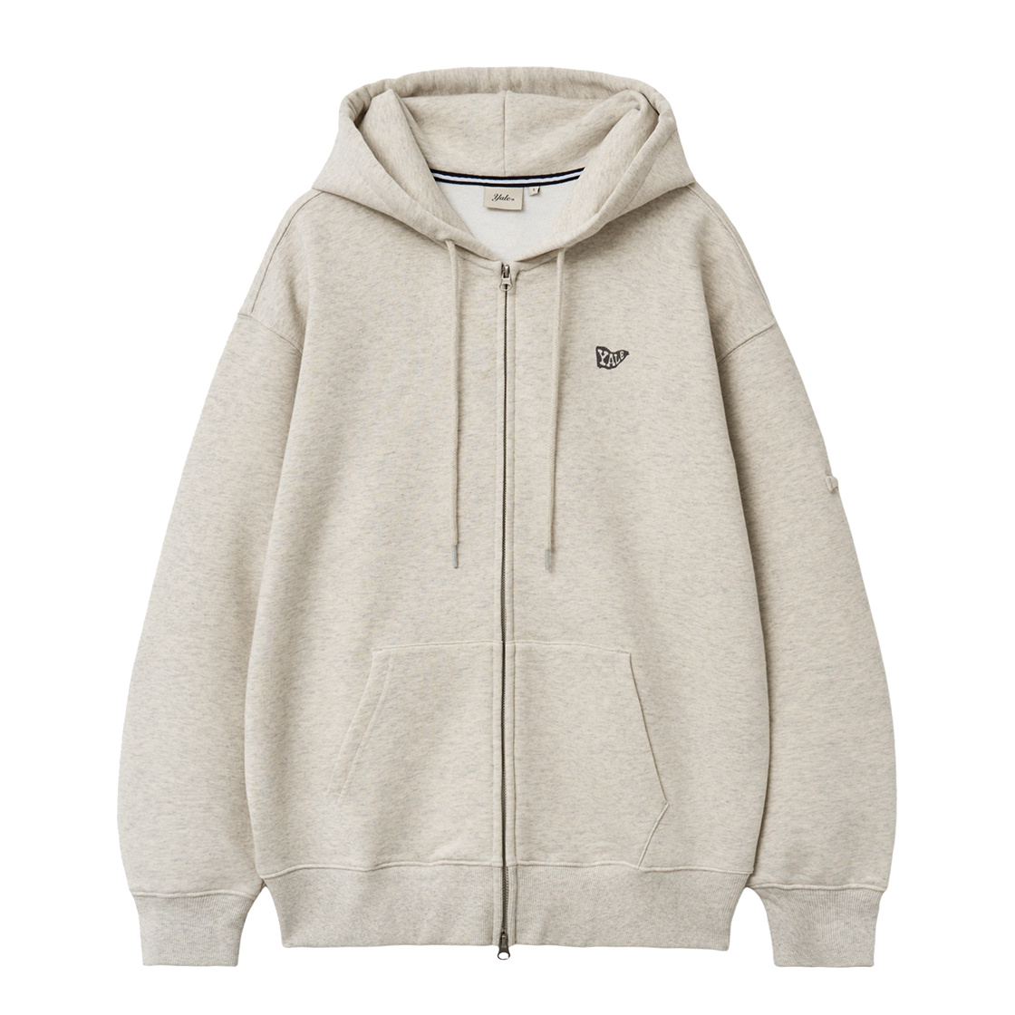 YGS1HZ311BOT Yale Connecticut Hood Zip-Up_Oatmeal