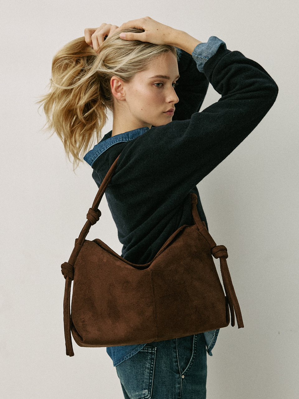 모어모르 노디백 스웨이드(moremorr Nodi Bag Suede) - 5