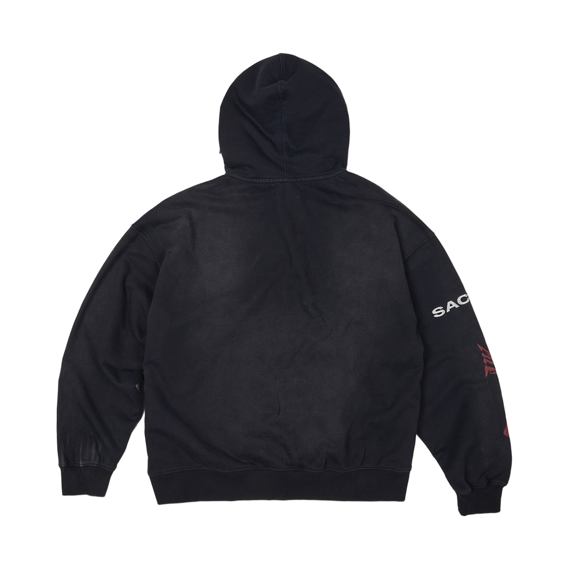 이티씨이 워시드 새크리파이스 후드 집업 블랙(ETCE Washed Sacrifice Hood Zip Up Black) - 2