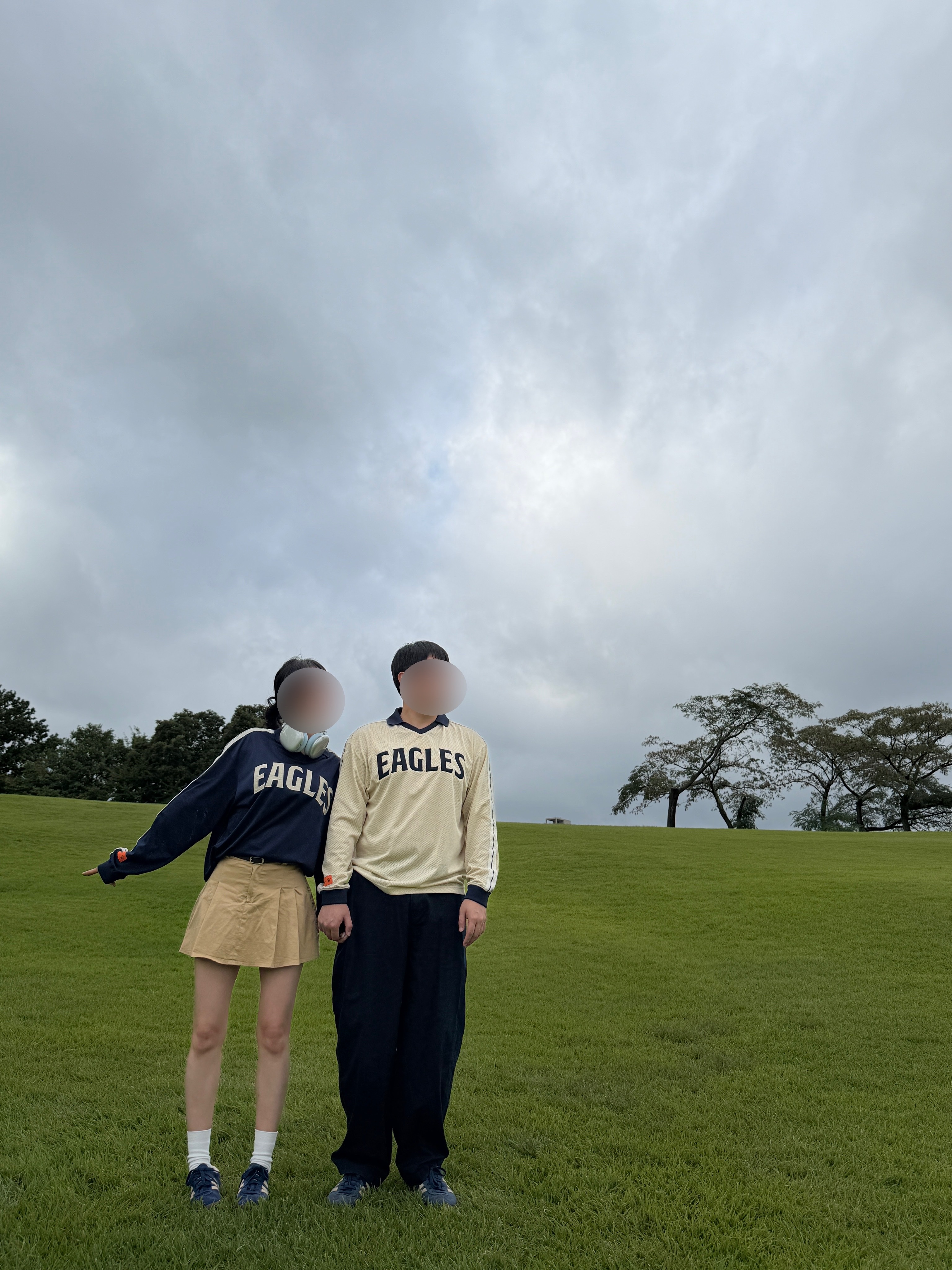 Satur x Hanwha Eagles Lausanne Over Size Mesh Jersey Cream, Satur x Hanwha Eagles Lausanne Over Size Mesh Jersey Navy 착용 스타일 - 2