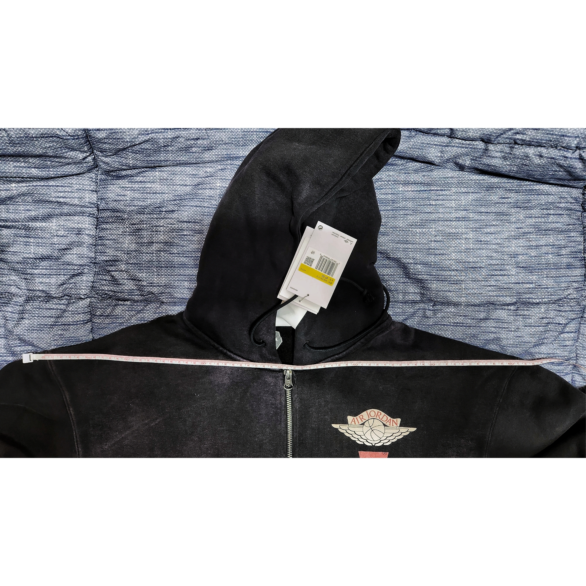 Levi's x Jordan Type III Trucker Black, Jordan x Levi's Full Zip Hoodie Black (IM6734-010) 착용 스타일 - 6