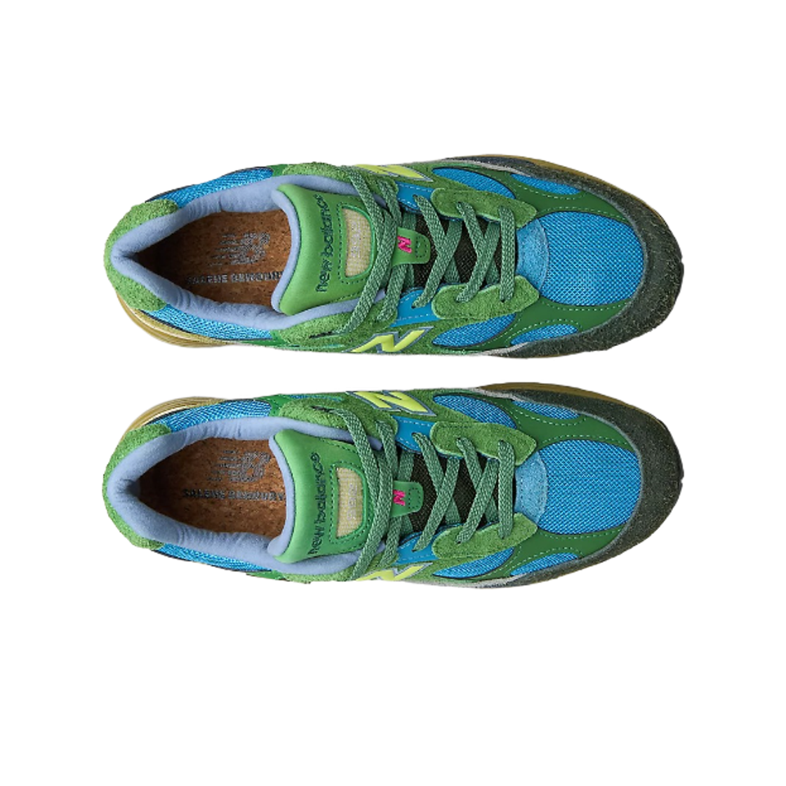 뉴발란스 x 살레헤 벰버리 992 그린 블루 - D 스탠다드(New Balance x Salehe Bembury 992 Green Blue - D Standard) - 2