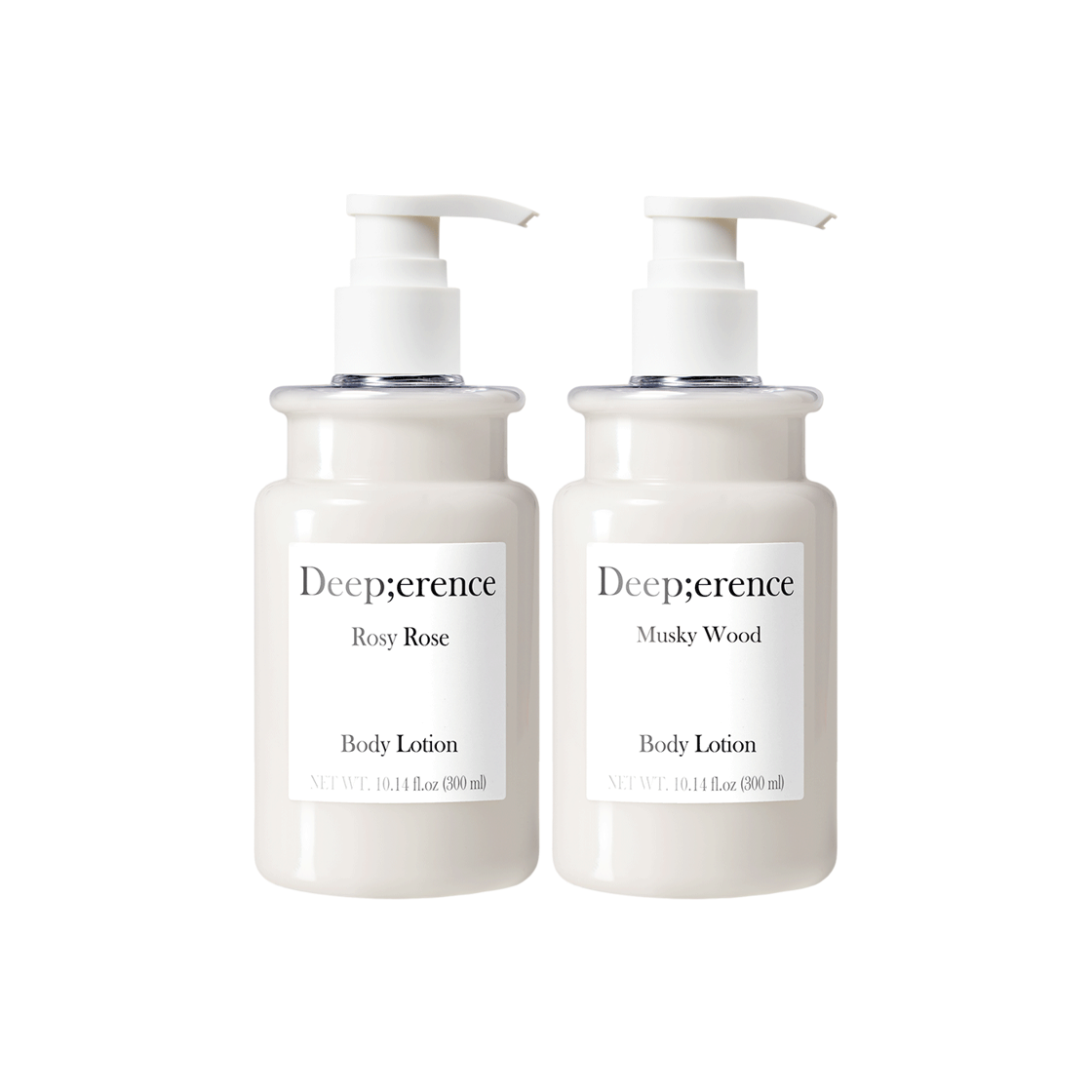 딥퍼랑스 퍼퓸 드 바디로션 300ml 2종 택1 (로지로즈/머스키우드)(Deeperence Perfume de Body Lotion 300ml – Choose 1 of 2 (Rosy Rose / Musky Wood))