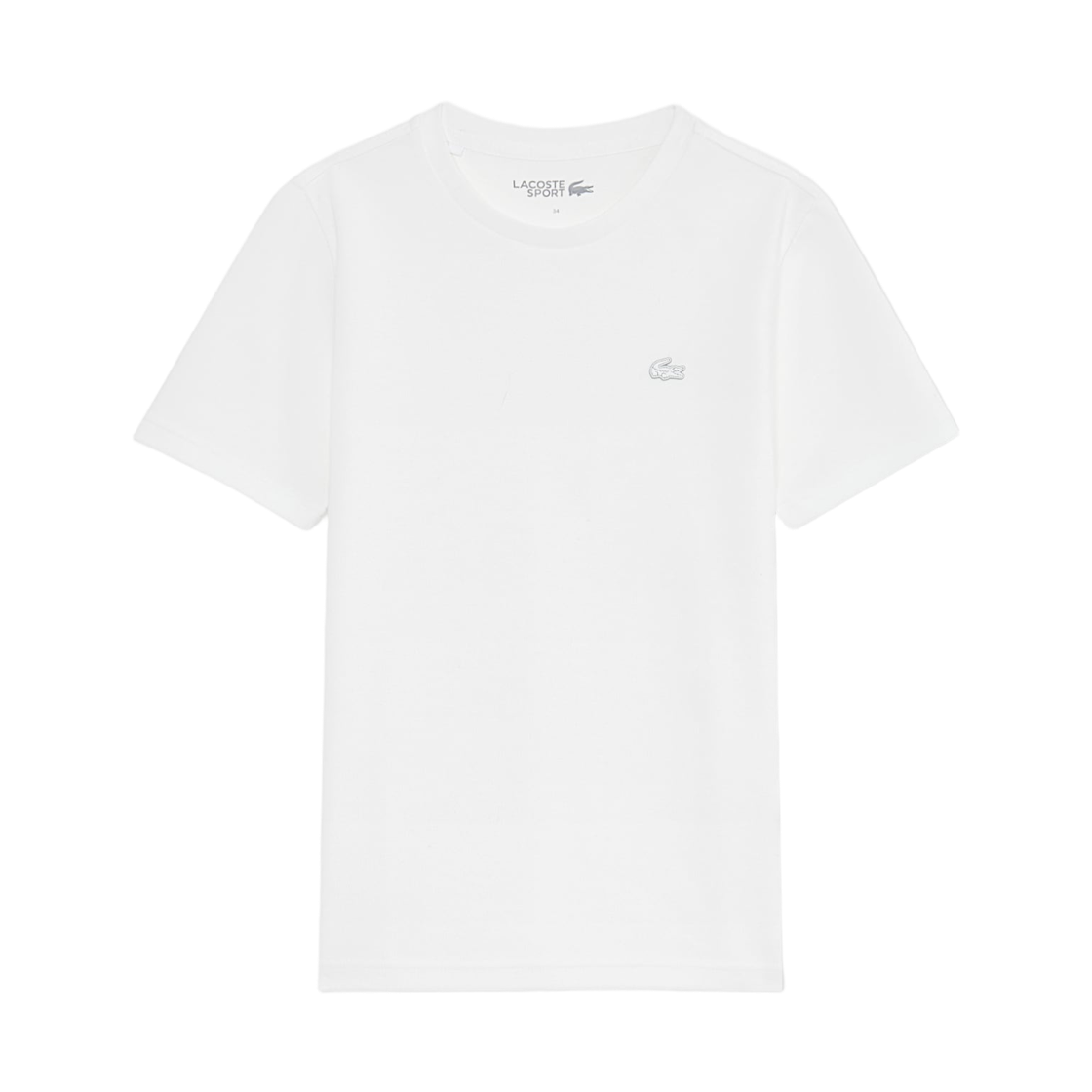 (W) 라코스테 베이직 티셔츠 크림 화이트((W) Lacoste Basic T-Shirt Cream White) - 1