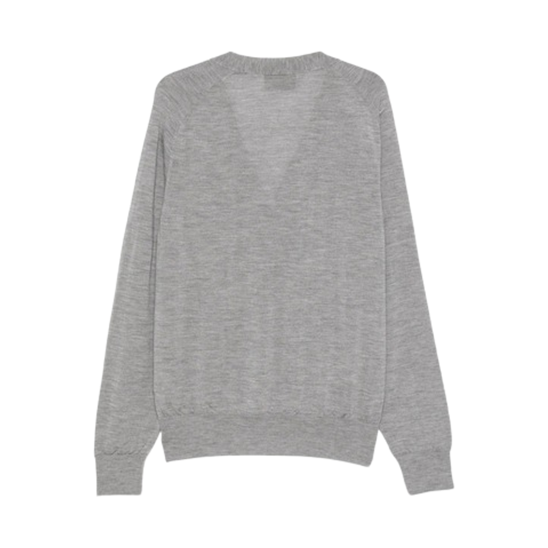 아미 스몰 하트 로고 알렉산드레 마티우시 울 가디건 그레이 블랙(AMI de Coeur Alexandre Mattiussi Wool Cardigan Grey Black) - 2