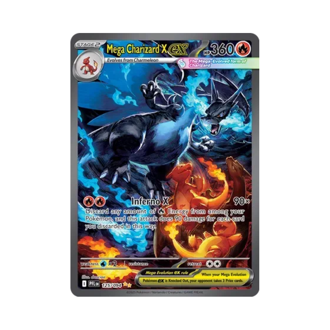 포켓몬 TCG 메가 리자몽 X ex SIR 판타스말 플레임즈 (영문판)(Pokemon TCG Mega Charizard X ex SIR Phantasmal Flames (English Ver.))