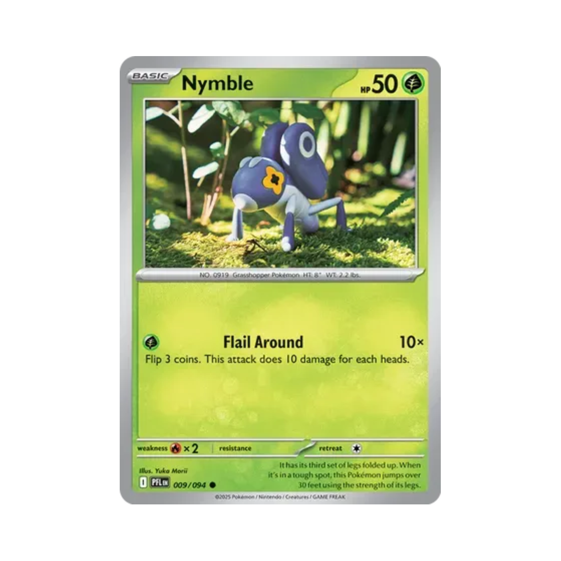 포켓몬 TCG 콩알뚜기 C 판타스말 플레임즈 (영문판)(Pokemon TCG Nymble C Phantasmal Flames (English Ver.))