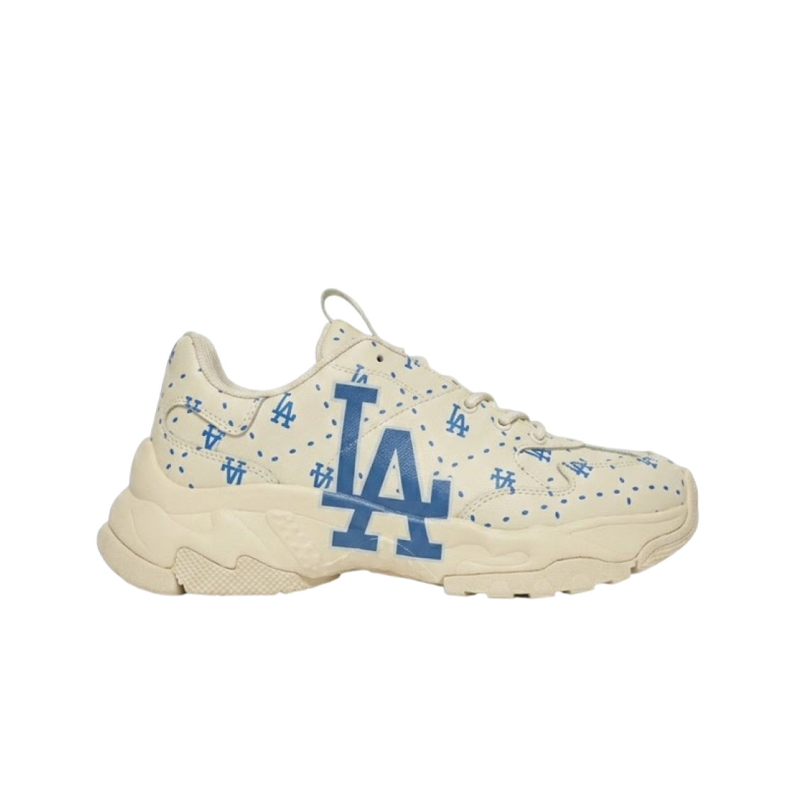 MLB 빅볼 청키 사피아노 다이아 모노그램 LA다저스 아이보리(MLB Bigball Chunky Saffiano Dia Monogram Los Angeles Dodgers Ivory)