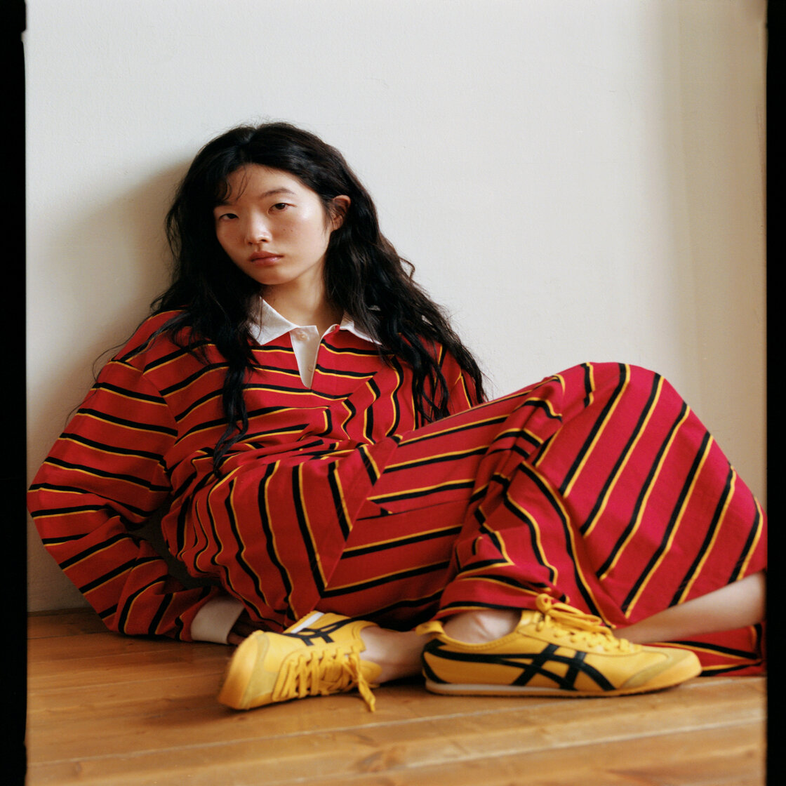 포샤 디지 스트라이프 셔츠 레드(Posha Dizzy Stripe Shirt Rd) - 2