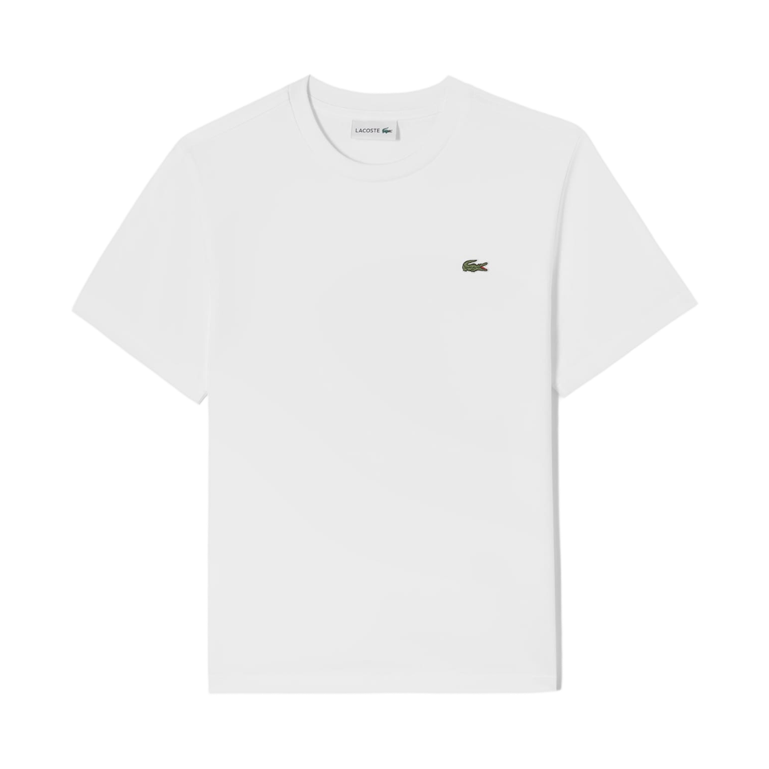 라코스테 베이직 크루넥 숏슬리브 티셔츠 오프 화이트(Lacoste Basic Crewneck Short Sleeve T-Shirt Off White)