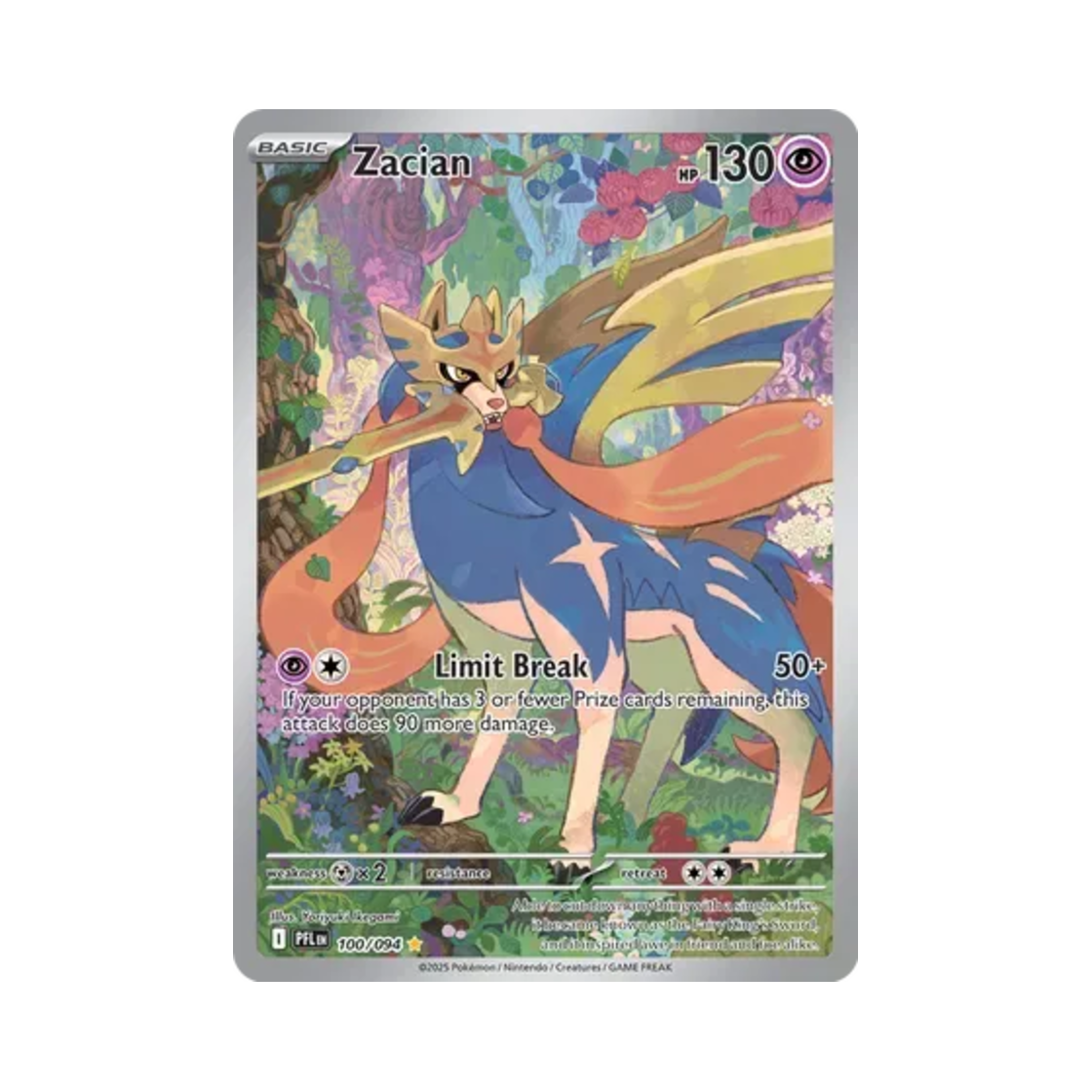 포켓몬 TCG 자시안 IR 판타스말 플레임즈 (영문판)(Pokemon TCG Zacian IR Phantasmal Flames (English Ver.)) - 1