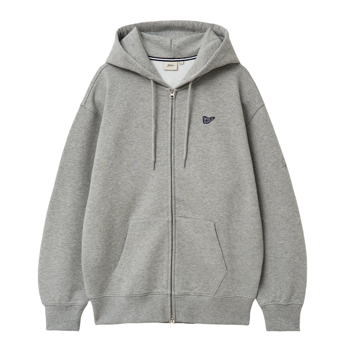 YGS1HZ311BMG Yale Connecticut Hood Zip-Up_Gray