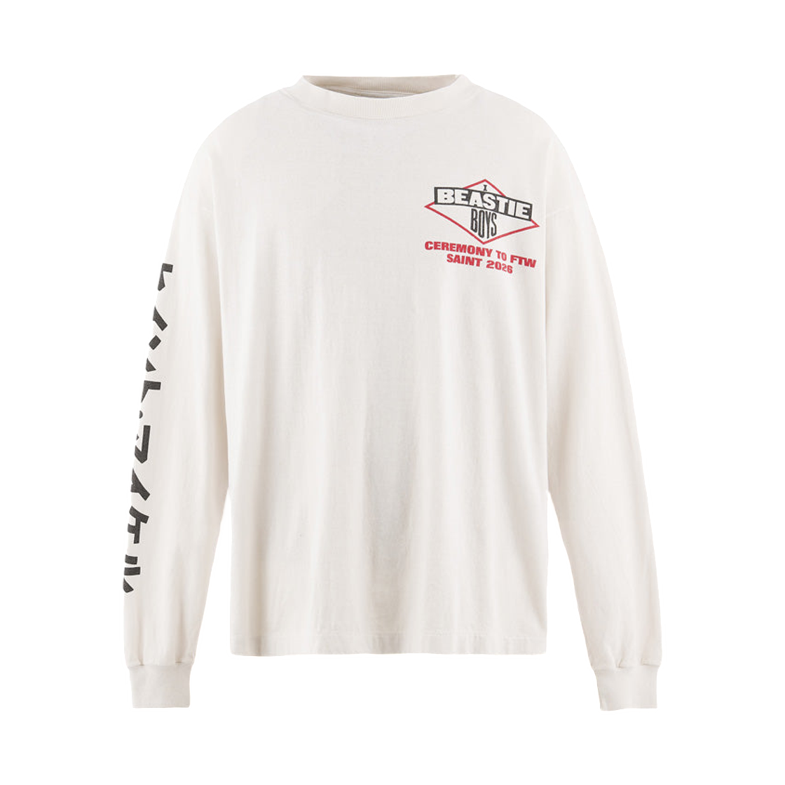 MK8-0000-C24 Saint Mxxxxxx x Beastie Boys L/S T-Shirt White - 26SS