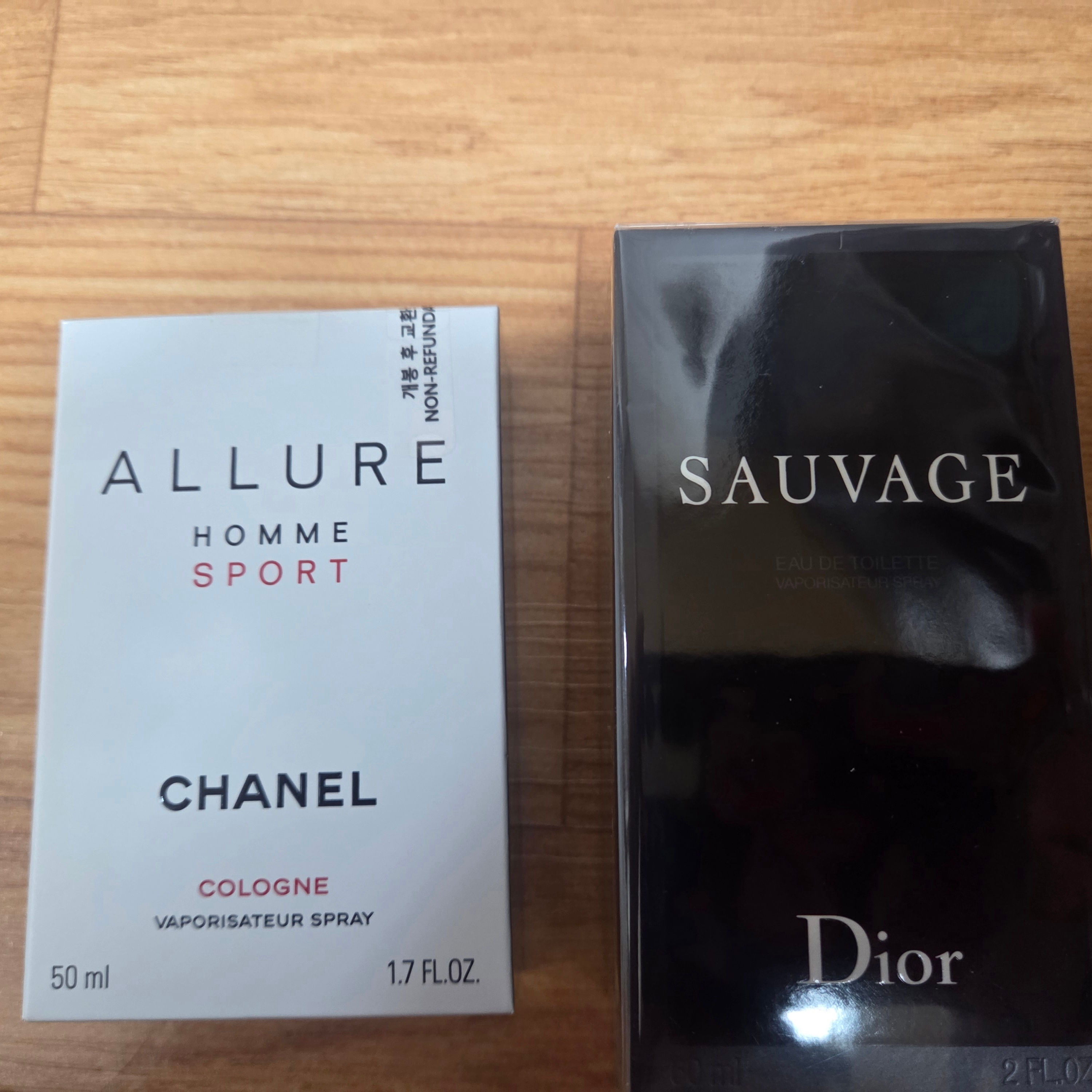Dior Sauvage Eau De Toilette 60ml, Chanel Allure Homme Sprort Cologne 100ml 착용 스타일 - 3