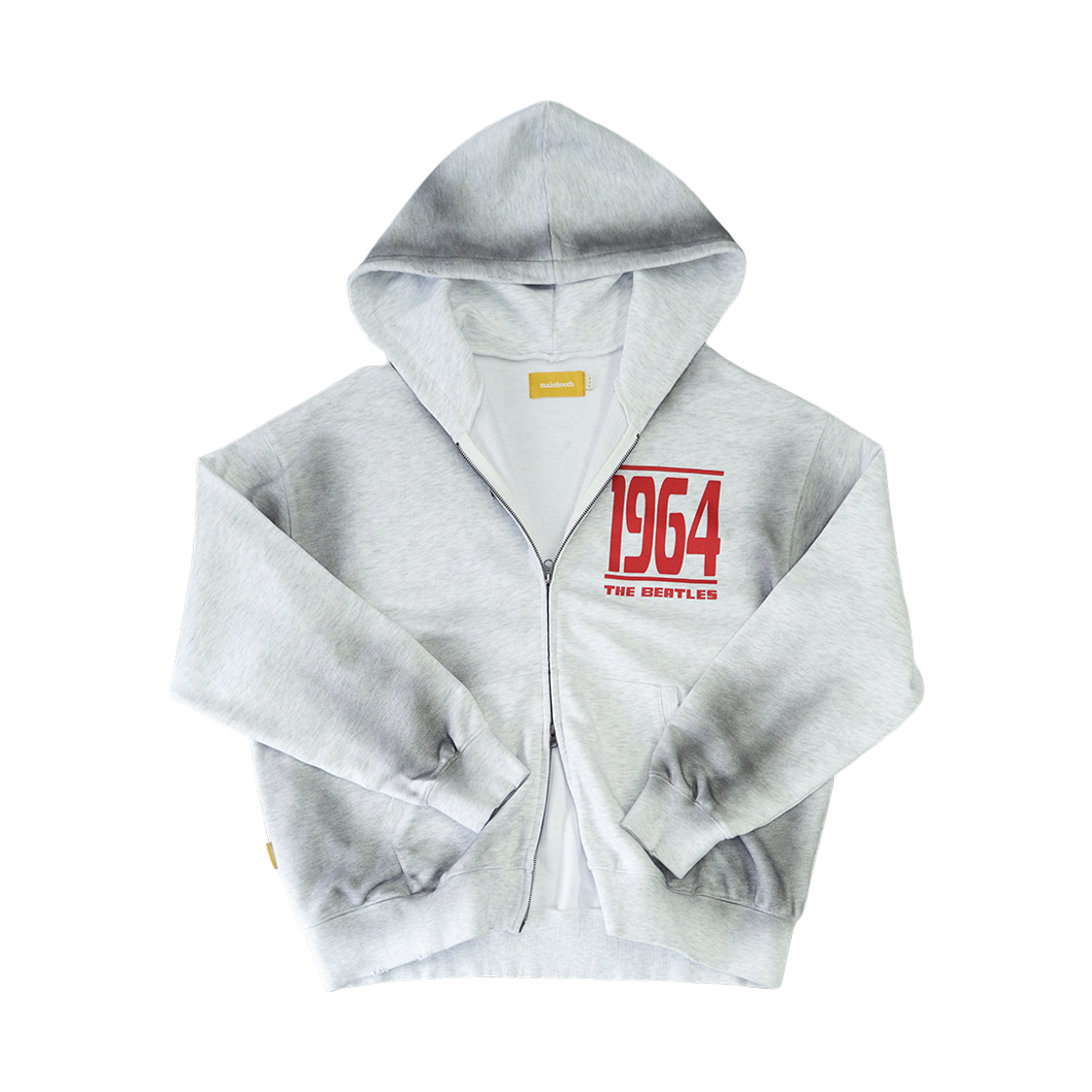 메인부스 비틀즈 x 1964 후드 집업 클라우드 그레이