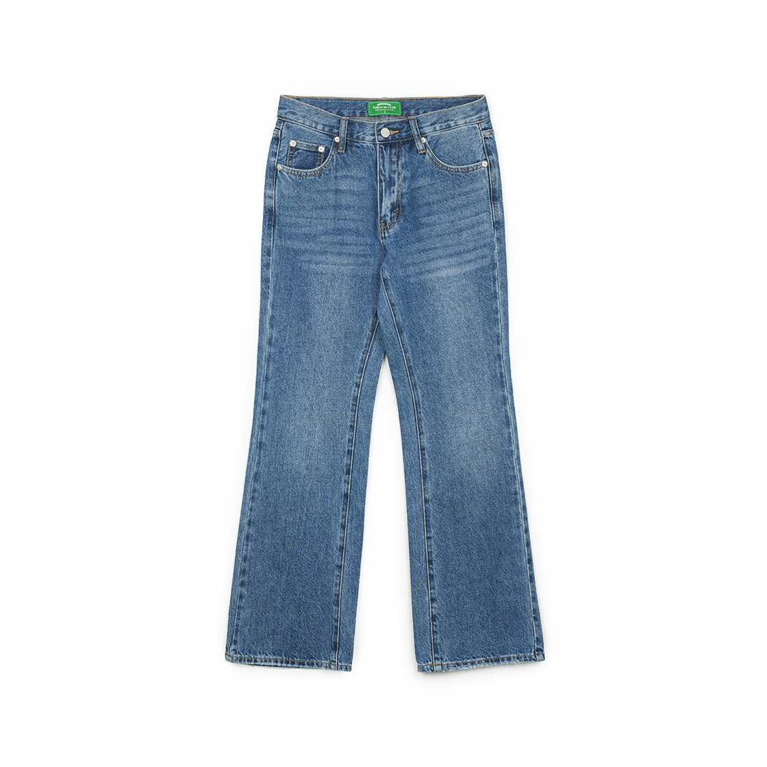 그린버터 에센셜 부츠컷 진 딥 블루(Greenbutter Essential Boots-Cut Jeans Deep blue)