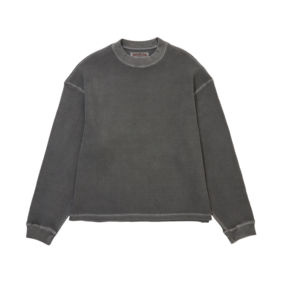 트루릴리젼 와플 롱 슬리브_차콜(True Religion Waffle Long Sleeve_Charcoal)