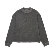 True Religion Waffle Long Sleeve_Charcoal
