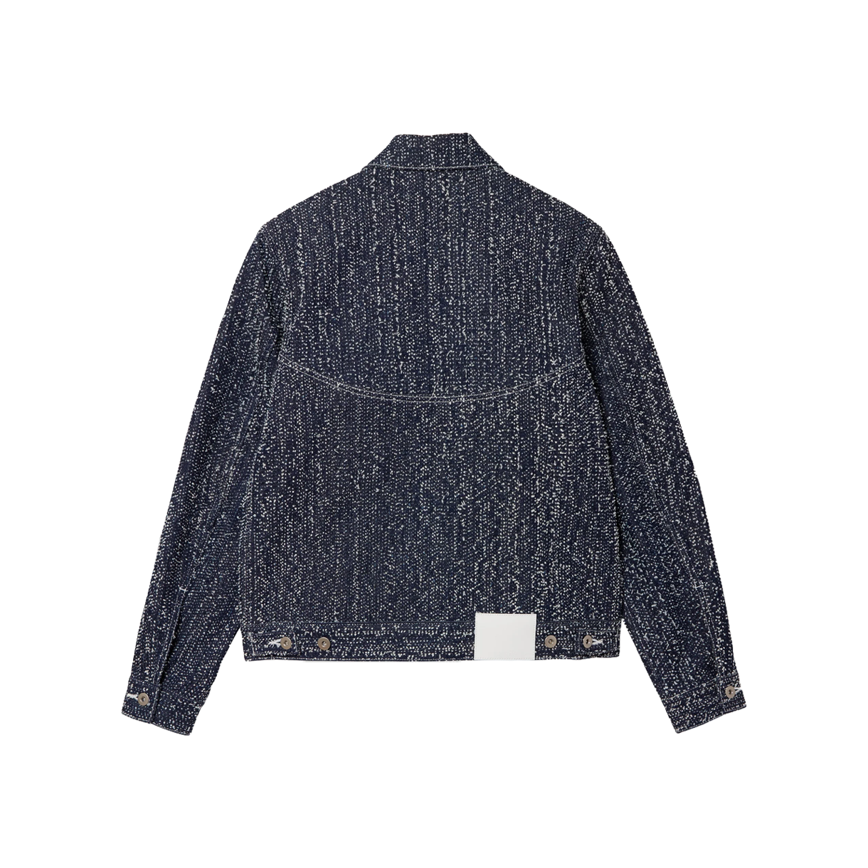 세이지 네이션 데님 지지 자켓 인디고 스노우 넵 - 26SS(Sage Nation Denim Jiji Jacket Indigo Snow Nep - 26SS) - 2