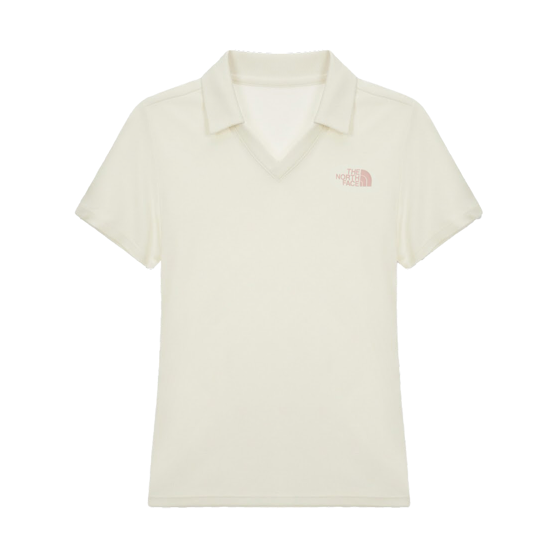 NT7PS35C (W) The North Face Recovery S/S Polo Cream - 26SS