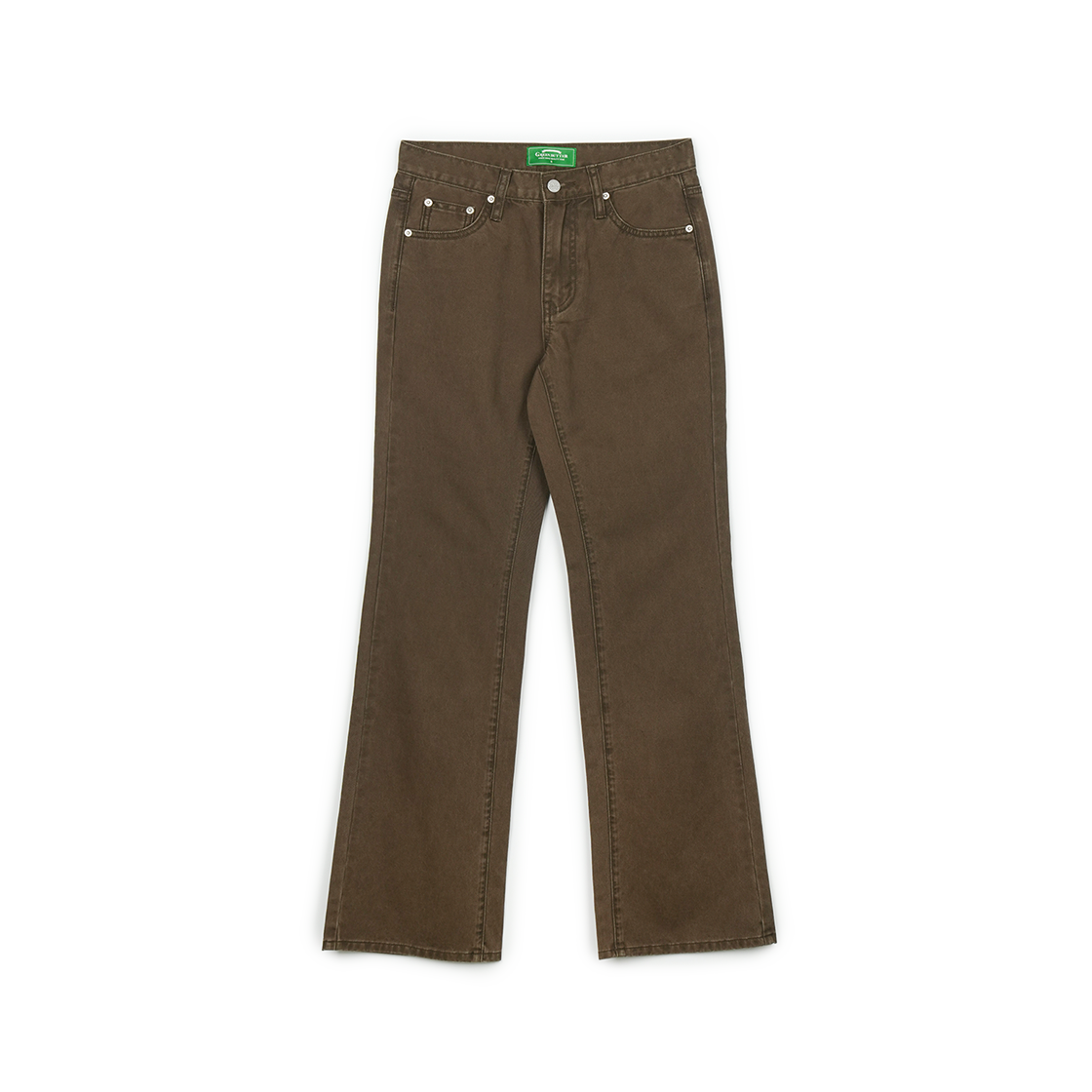 P0000BGV Greenbutter Essential Boots-Cut Jeans Brown