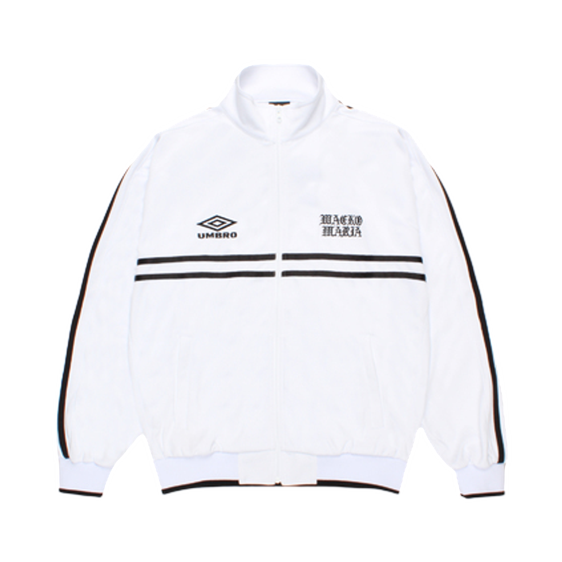 엄브로 x 와코 마리아 저지 트랙 자켓 화이트(Umbro x Wacko Maria Jersey Track Jacket White)