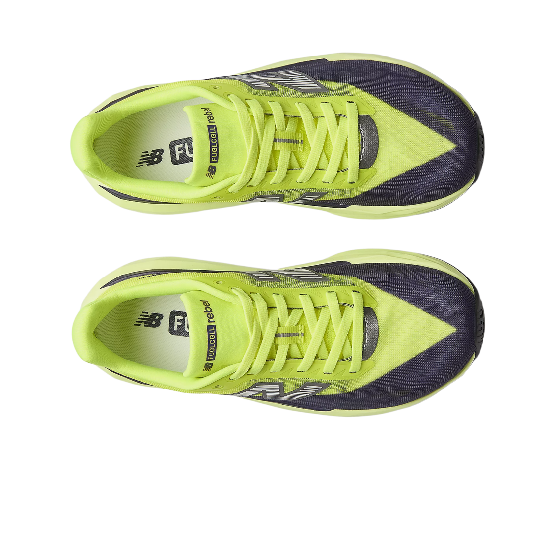(W) 뉴발란스 퓨어셀 레벨 v5 알칼리 그린 다크 실버 메탈릭 - D 와이드((W) New Balance FuelCell Rebel v5 Alkaline Green Dark Silver Metallic - D Wide) - 2