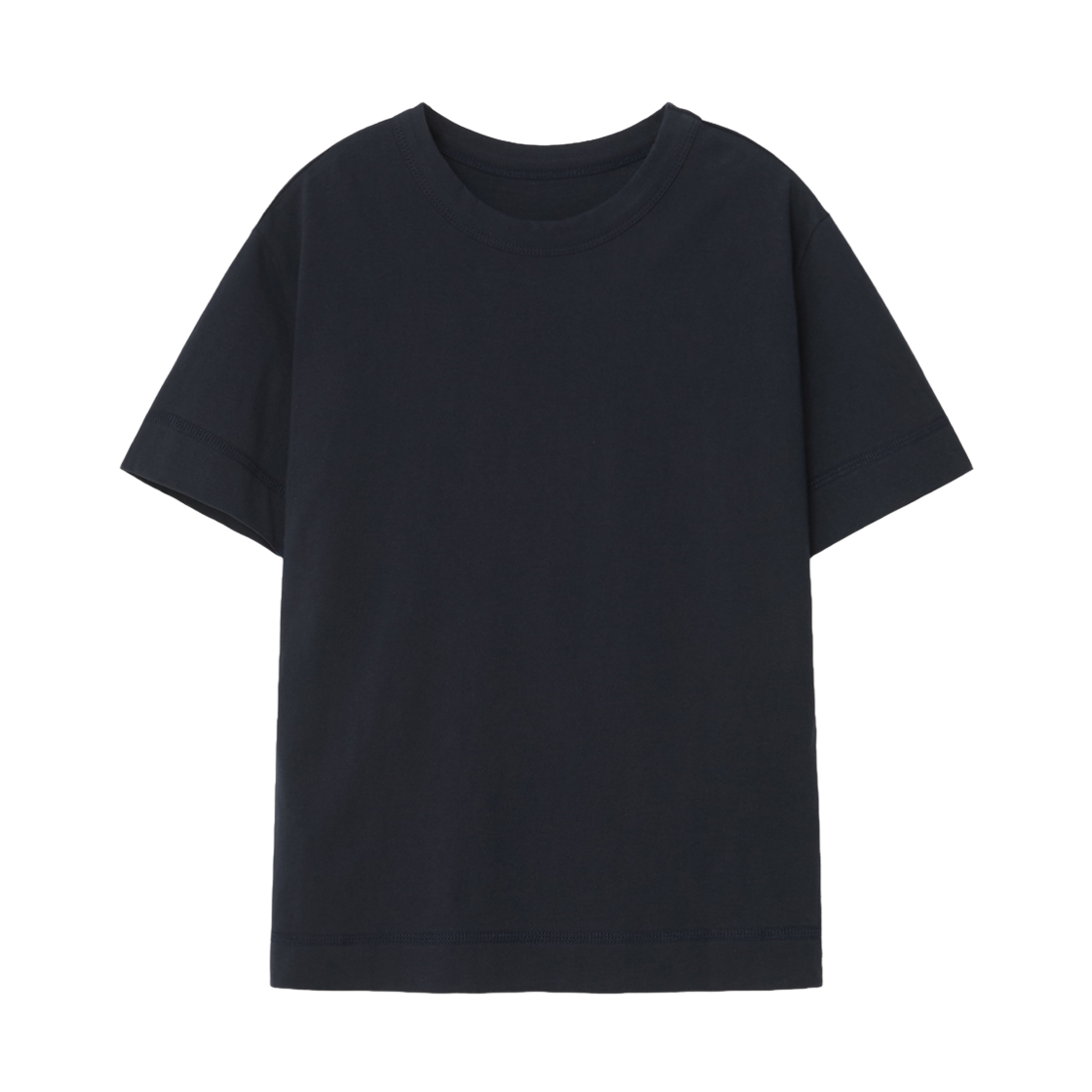 순진 사랑유랑 핏티드 티셔츠 네이비(SOONJEANS Sarang Yurang Fitted T-shirt Navy) - 2