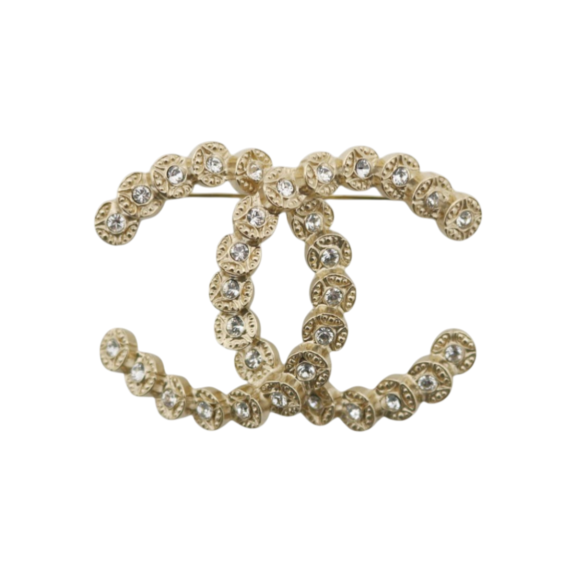 샤넬 라인스톤 CC 브로치(Chanel Rhinestone CC Brooch) - 1