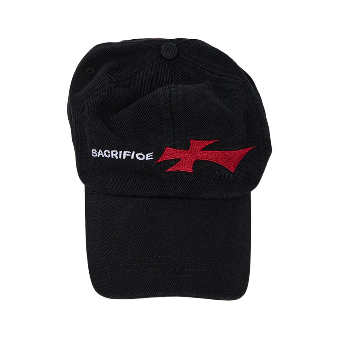 이티씨이 워시드 세크리파이스 캡 블랙(ETCE Washed Sacrifice Cap Black)