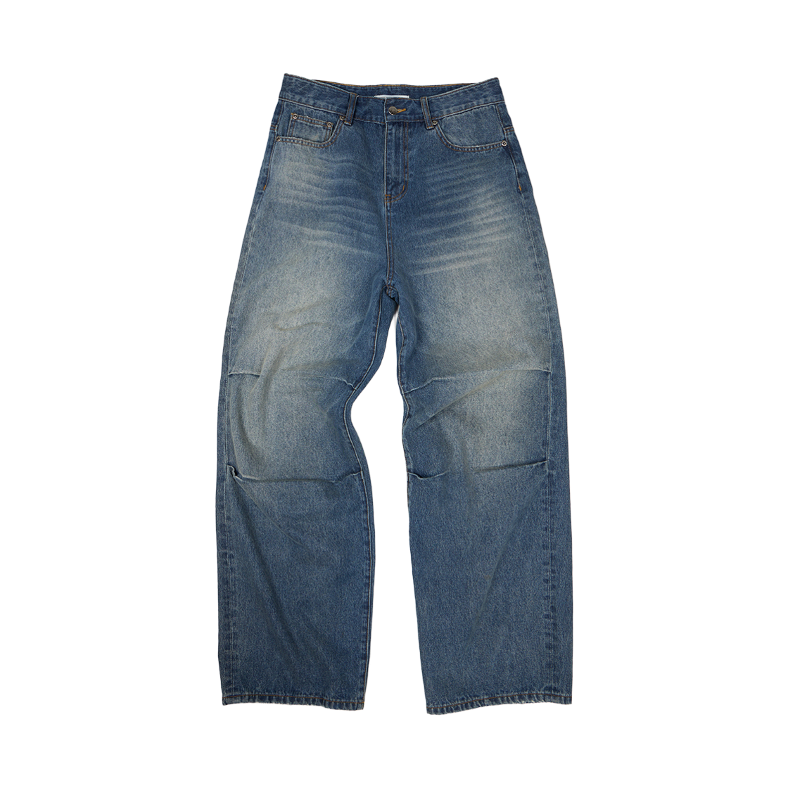 이티씨이 베이스 턱 데님 팬츠 블루(ETCE Base Tuck Denim Pants Blue)