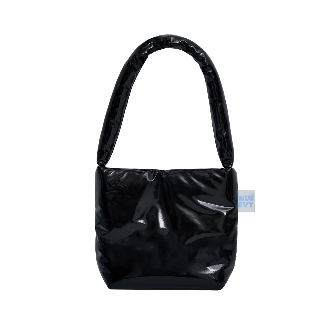 누이비 소프트패딩백 에나멜블랙(Nueevy Soft Padding bag Enamel Black) - 2