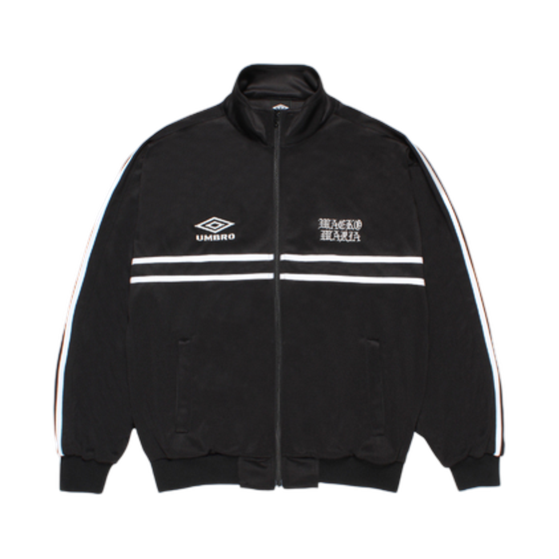 엄브로 x 와코 마리아 저지 트랙 자켓 블랙(Umbro x Wacko Maria Jersey Track Jacket Black)