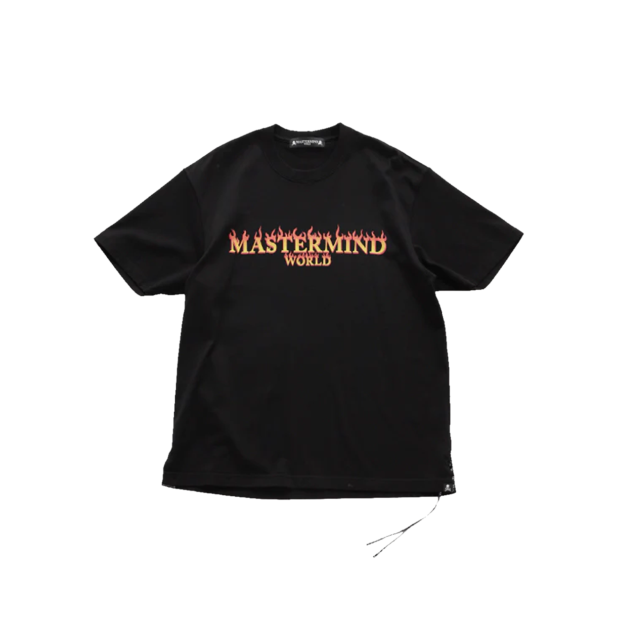 마스터마인드 스컬 온 파이어 숏슬리브 티 Ver.1 블랙 - 26SS(Mastermind Skull On Fire SS Tee Ver.1 Black - 26SS)