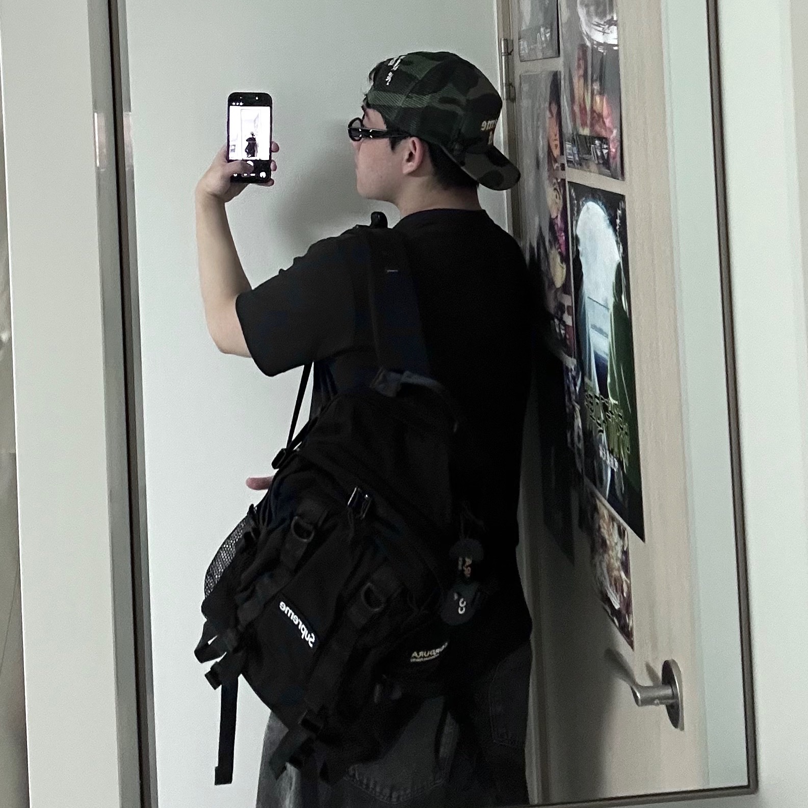 Supreme Backpack Black - 26SS, Supreme Evolution T-Shirt Black - 26SS ์ฐฉ์ฉ ์คํ์ผ - 2