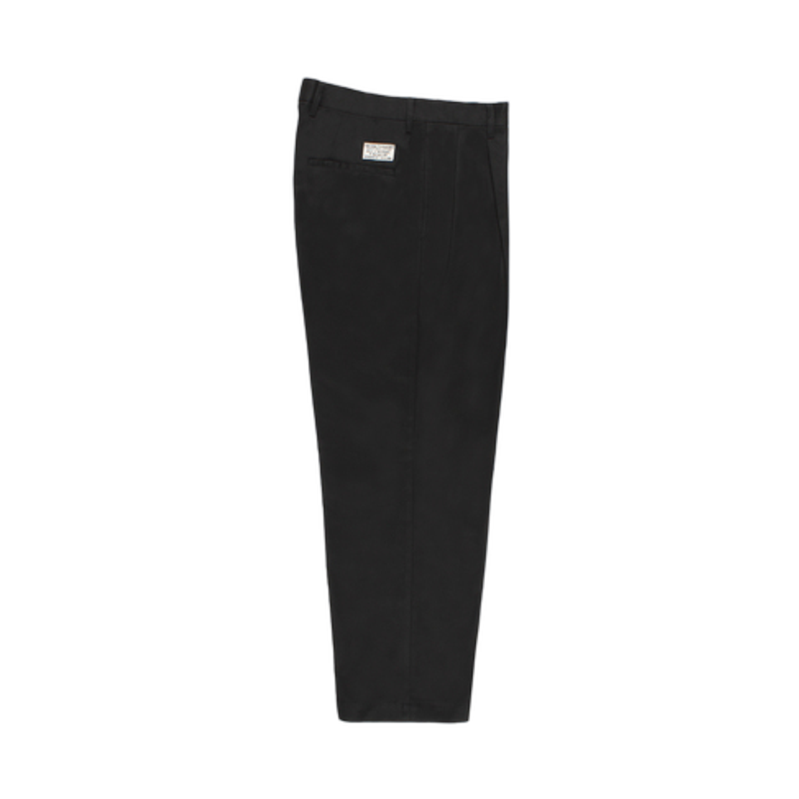 와코 마리아 더블 플리츠 치노 트라우저 블랙(Wacko Maria Double Pleated Chino Trousers Black)