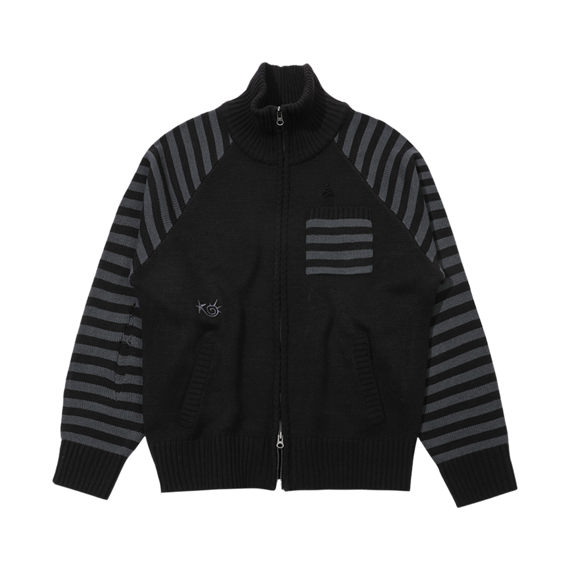 메인부스 피피 집업 스웨터 블랙