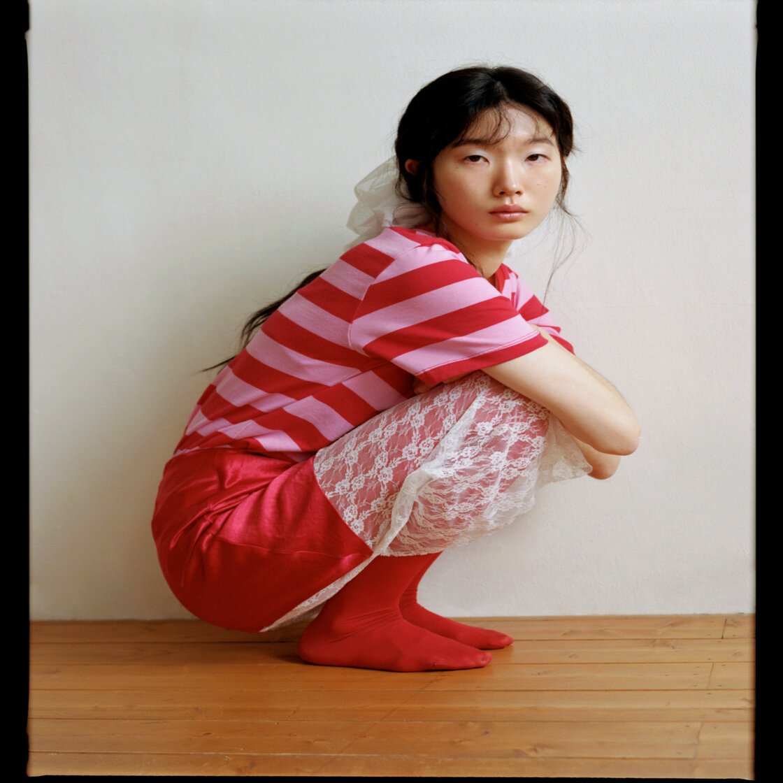 포샤 하드 투 러브 티셔츠 레드(Posha Hard To Love T Shirt Rd) - 3