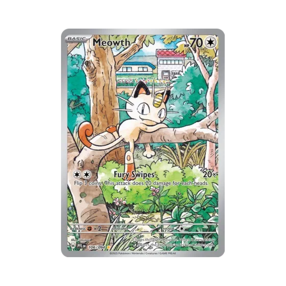 포켓몬 TCG 나옹 IR 판타스말 플레임즈 (영문판)(Pokemon TCG Meowth IR Phantasmal Flames (English Ver.)) - 1
