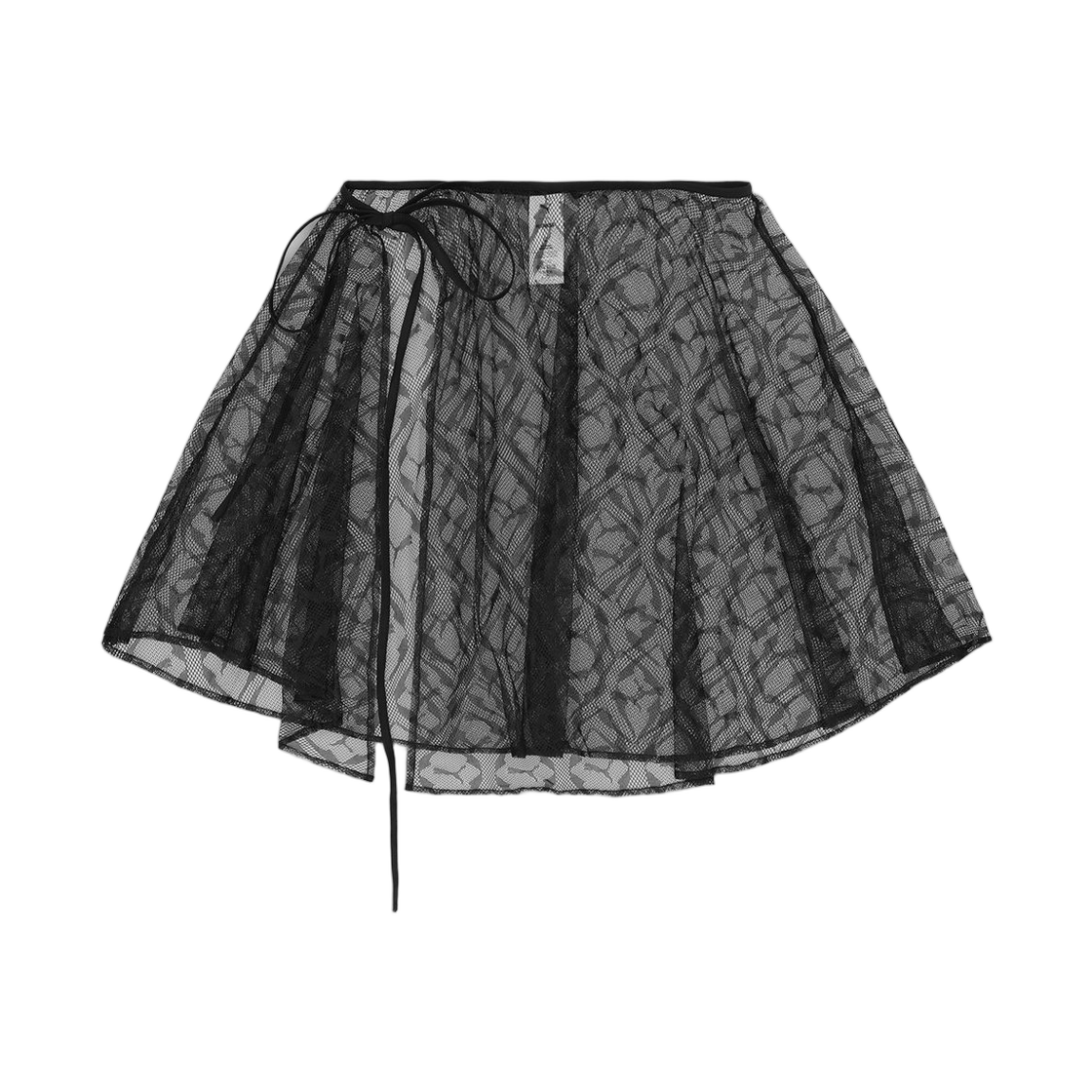 푸마 x 무신사 모노그램 레이어링 스커트 블랙(Puma x Musinsa Monogram Layering Skirt Black)