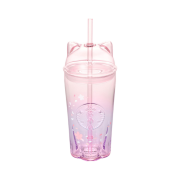 Starbucks Blossom Cat Glass Cold Cup 500ml