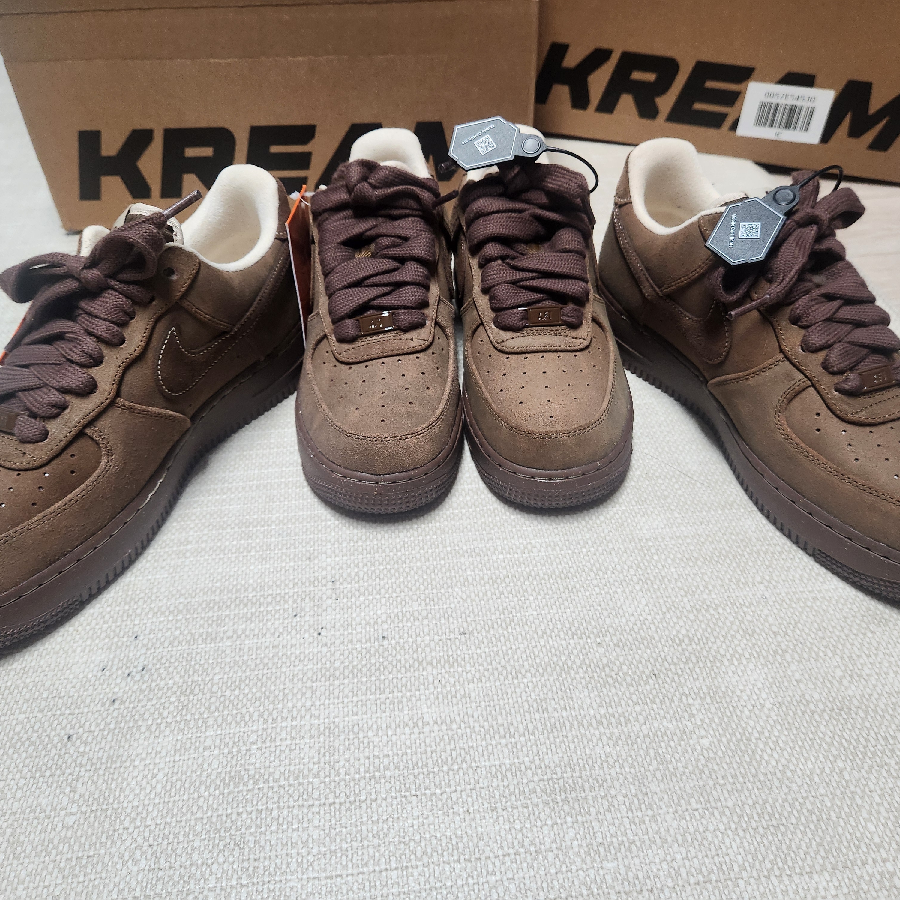 (W) Nike Air Force 1 '07 Cacao Wow 착용 스타일 - 2