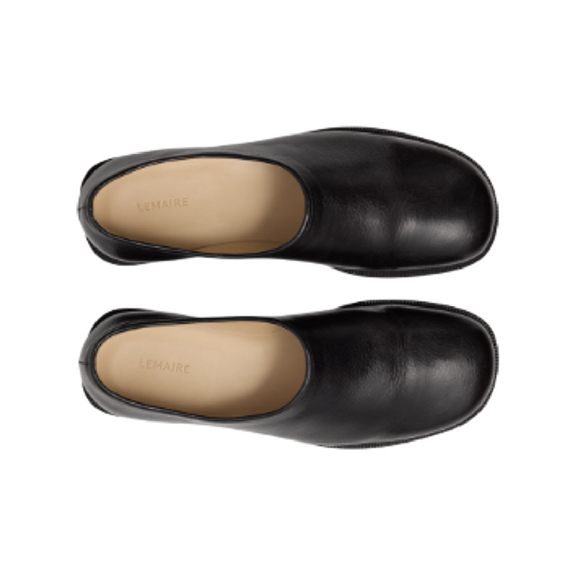 르메르 아나토믹 샤이니 레더 슬립 온 블랙(Lemaire Anatomic Shiny Leather Slip On Black) - 2