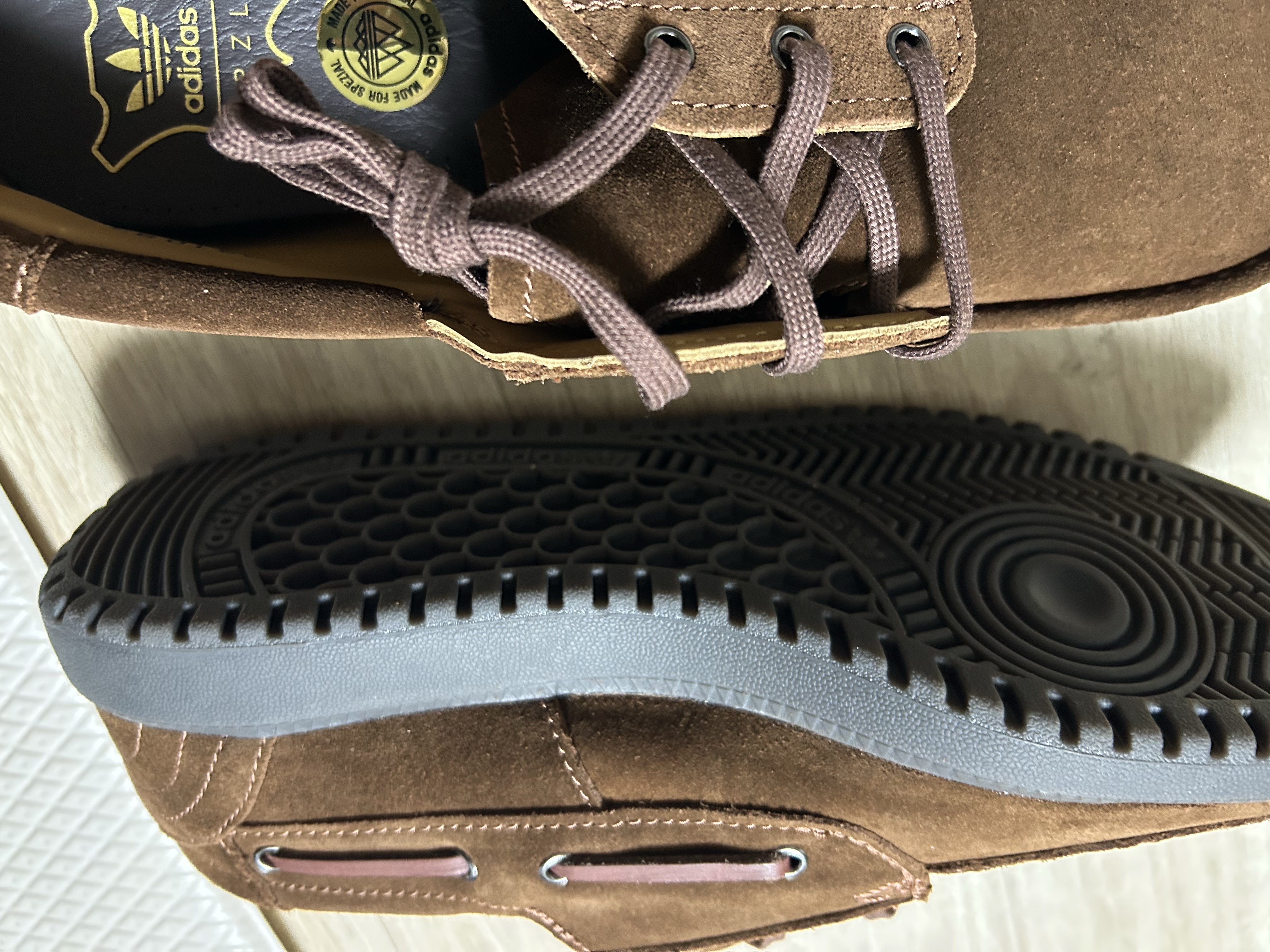 Adidas Originals Lytham Spezial Night Brown Night Brown 착용 스타일