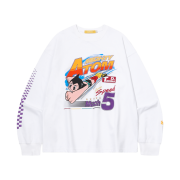MAINBOOTH [Astro Boy] Racing T-shirt White