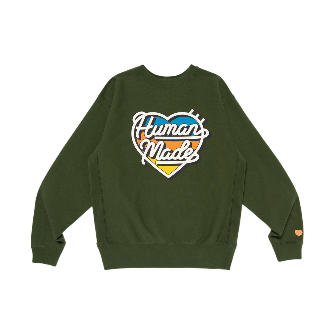 HM31CS035 Human Made Heavyweight Sweatshirt Green