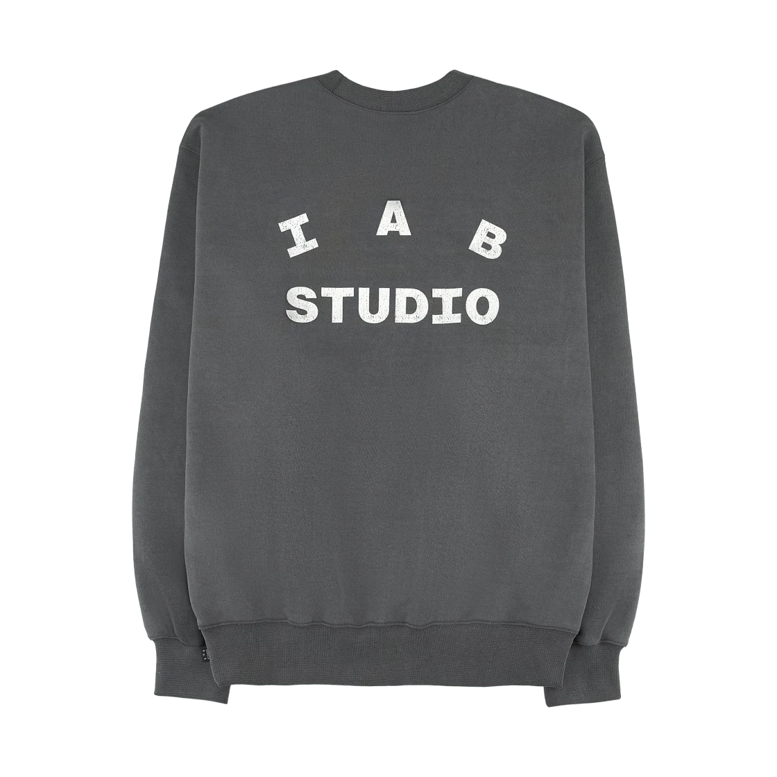 IAB Studio IAB Studio IAB Damaged Logo Sweatshirt Charcoal · S
