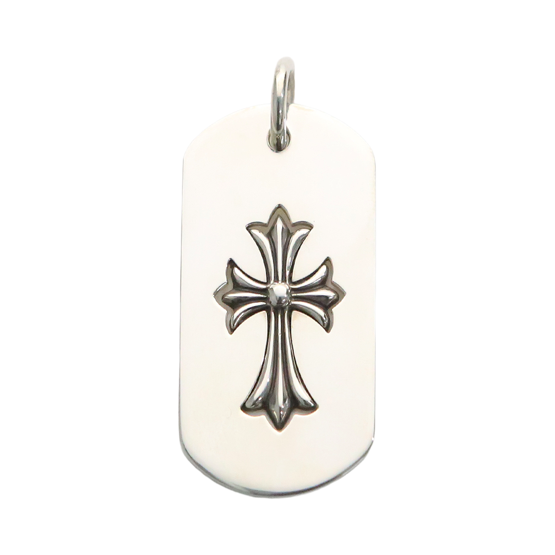 한스룸 크롬하츠 타이니 크로스 도그택 라지(Hansroom Chrome Hearts Tiny Cross Dog Tag Lrg)